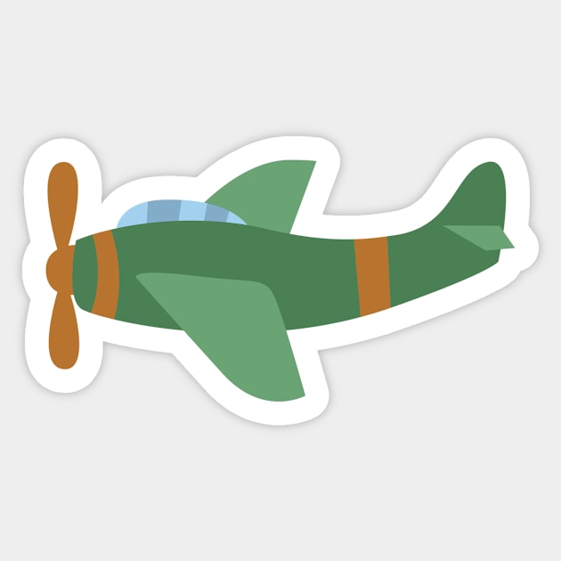 Airplane Sticker by Alvd Design